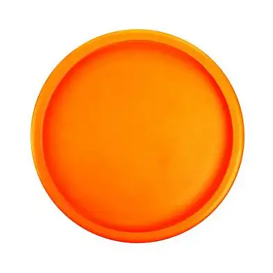 Doglike летающая тарелка, оранжевая