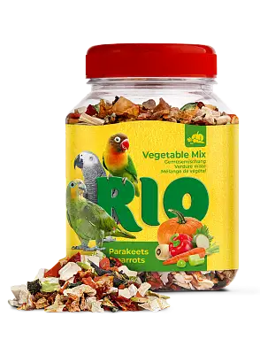 Рио Овощная смесь лакомство для средних и крупных попугаев